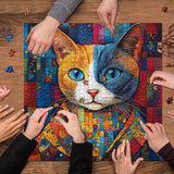 Patchwork gatto puzzle puzzle 1000 pezzi