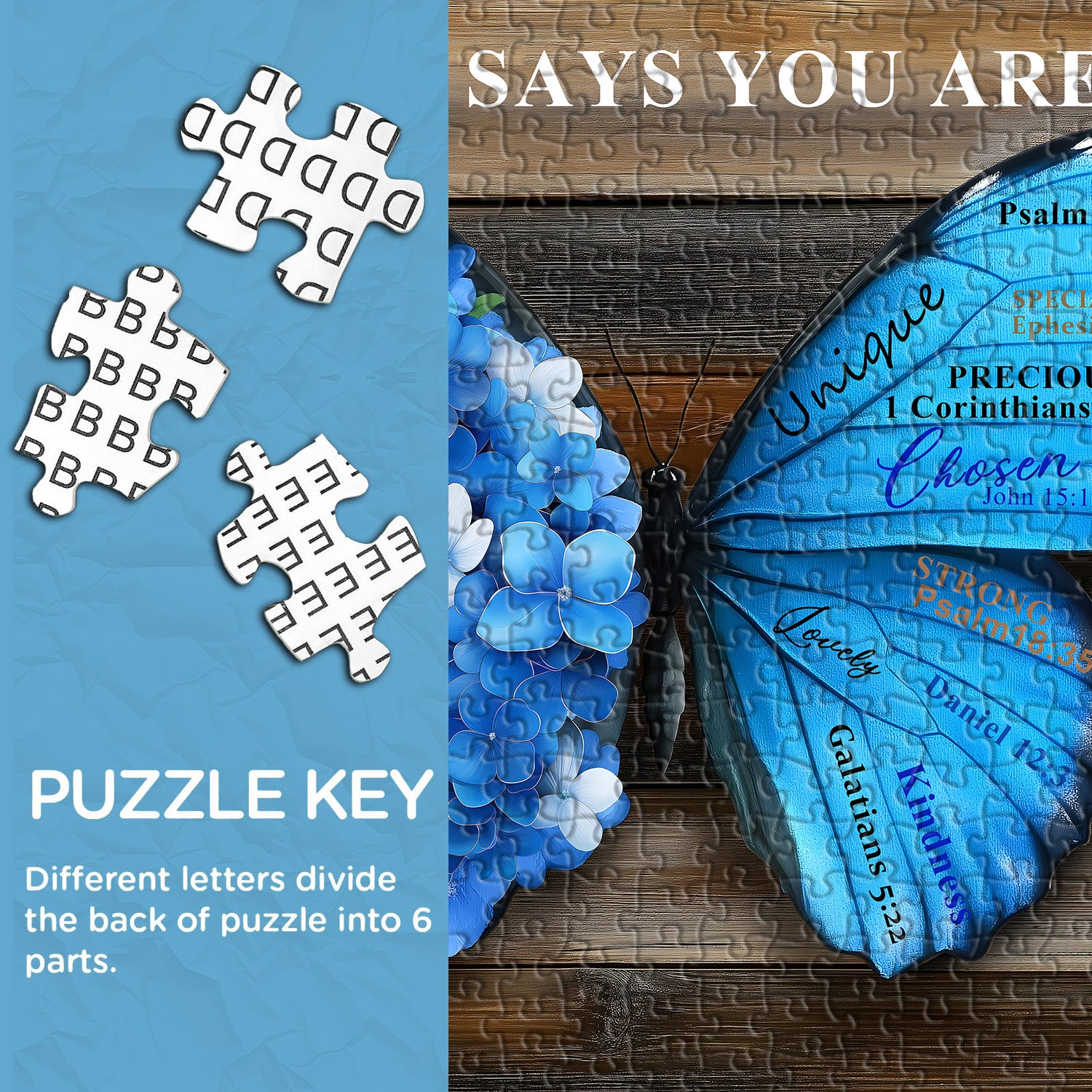 Button Wings Blessing puzzle puzzle 1000 pezzi