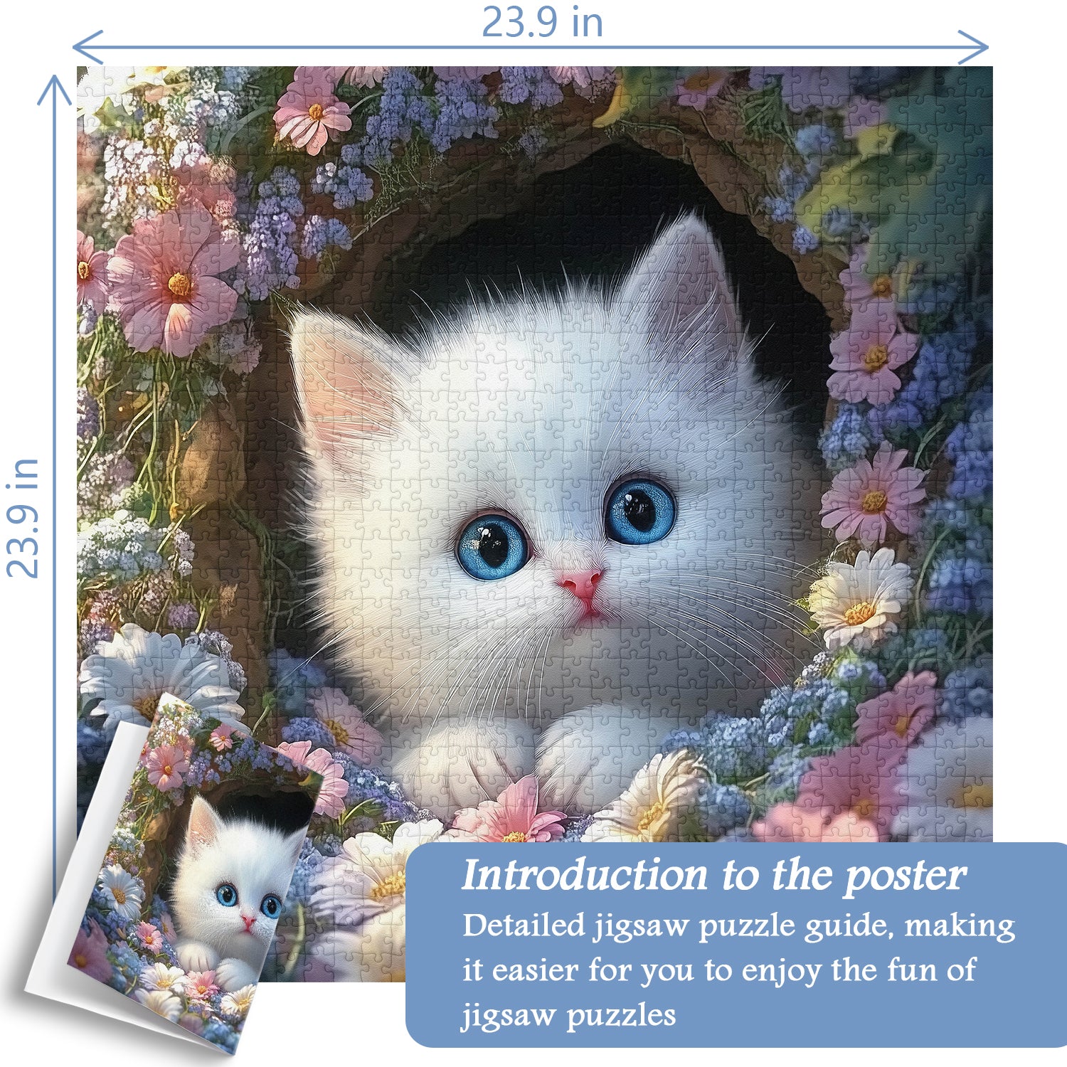 Puzzle floreale Hideaway 1000 pezzi