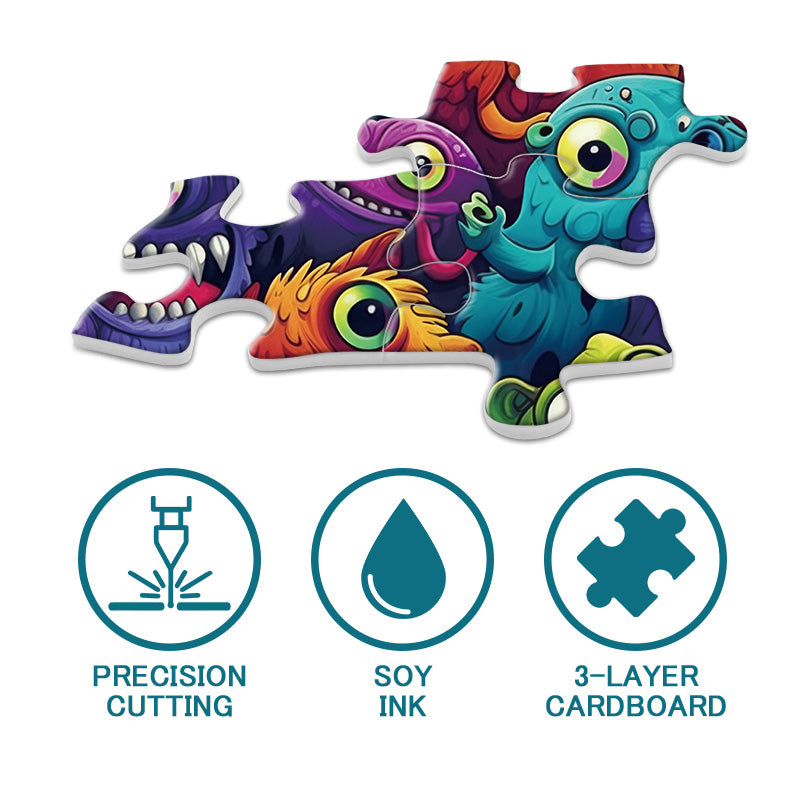 Mostro puzzle puzzle 1000 pezzi