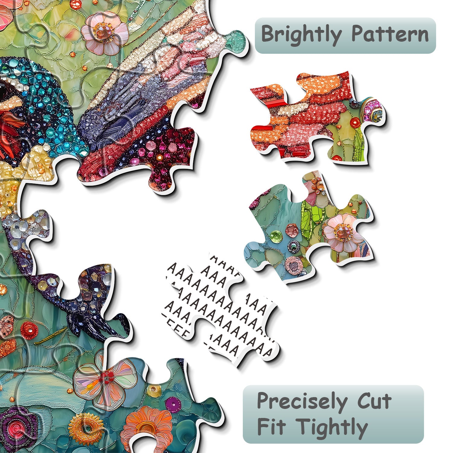 Flower & Hummingbird Jigsaw Puzzle 1000 Pieces