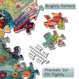Flower & Hummingbird Jigsaw Puzzle 1000 Pieces