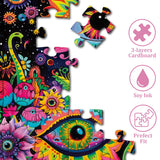 Psichedelic Eyesz puzzle puzzle 1000 pezzi