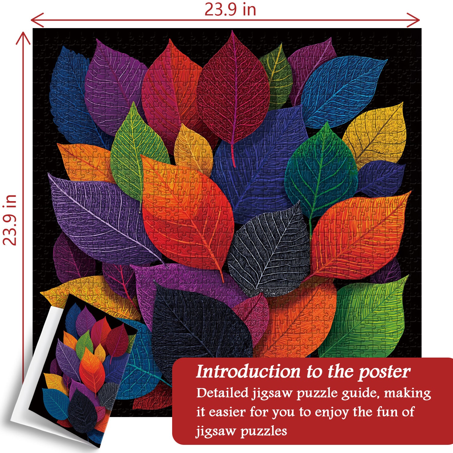 Bunte Blätter Puzzle 1000 Teile