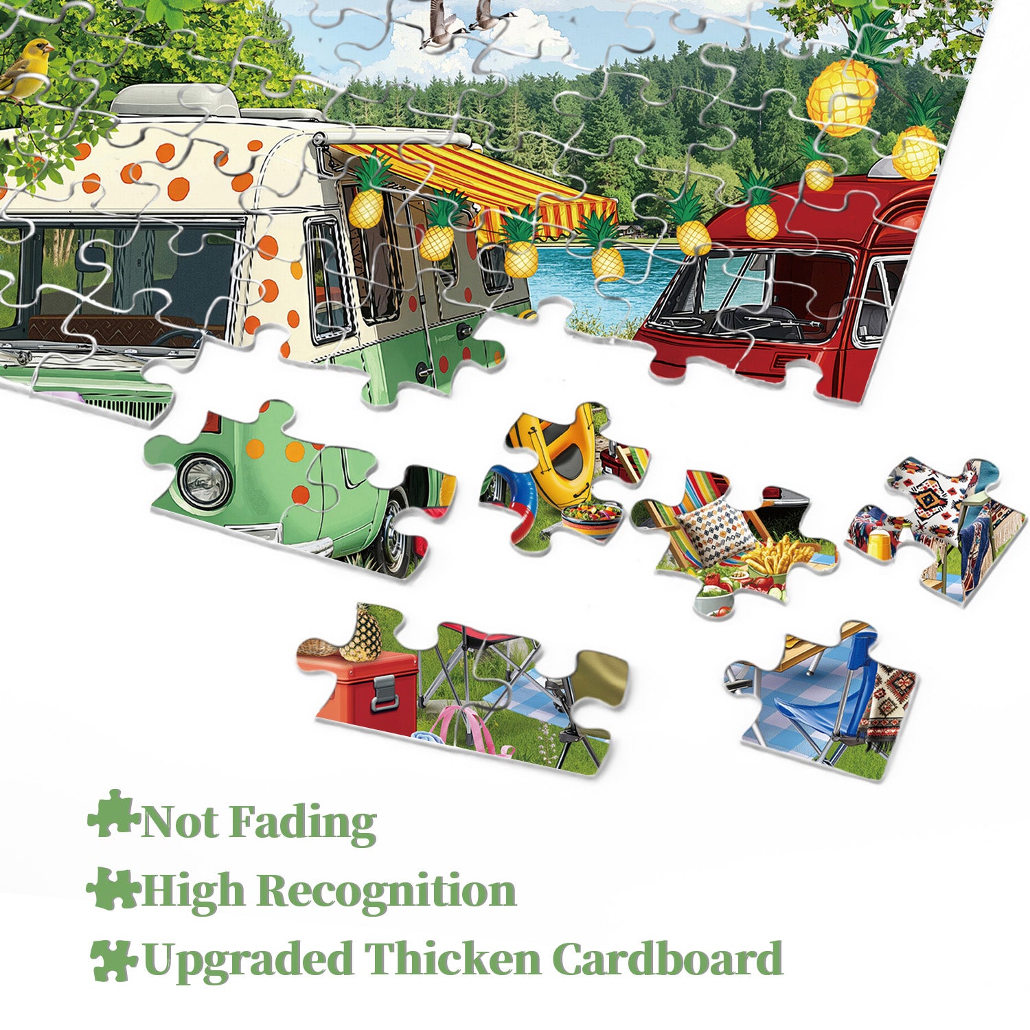 Tempo di campeggio puzzle puzzle 1000 pezzi