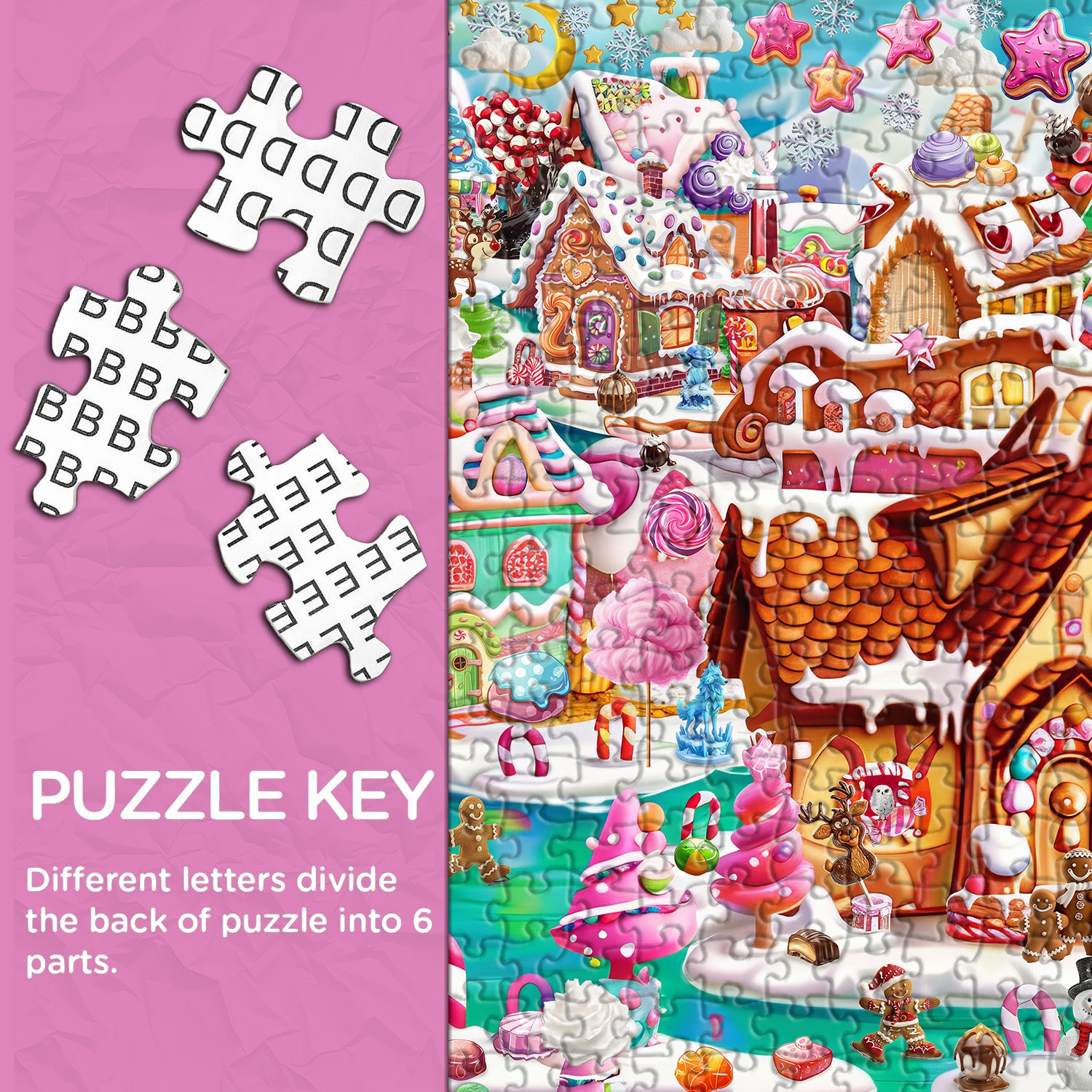 Candy Town Jigsaw Puzzle 1000 pezzi