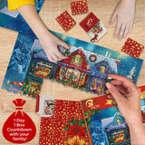 Calendario avventato invernale invernale invernale puzzle 1000 pezzi