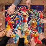 Happy Chicken Jigsaw Puzzle 1000 piezas