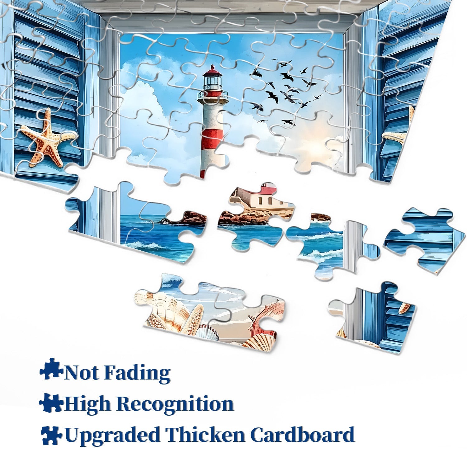 Puzzle finestra oceanica puzzle 1000 pezzi