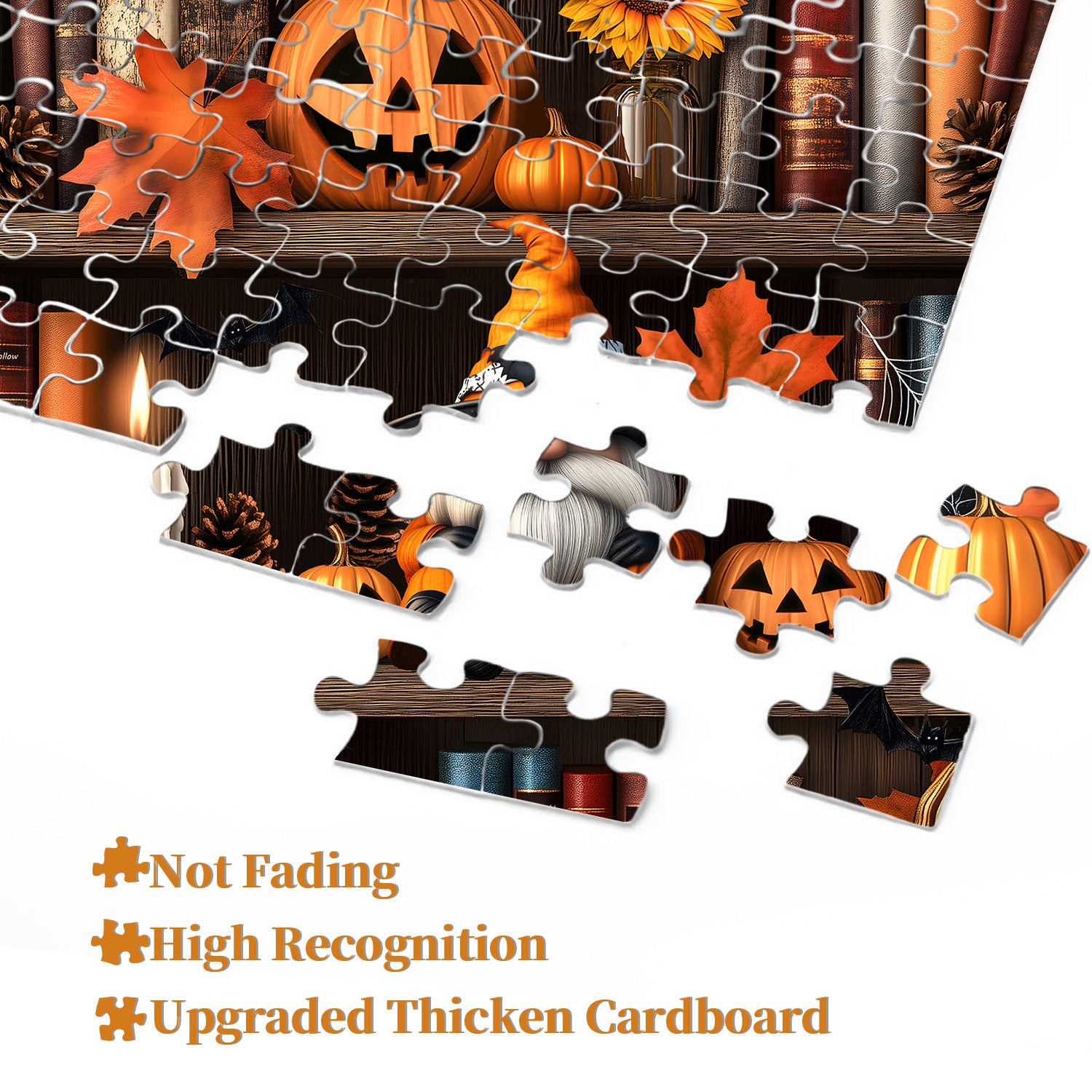 Halloween Bookshelf -puzzle puzzle 1000 pezzi