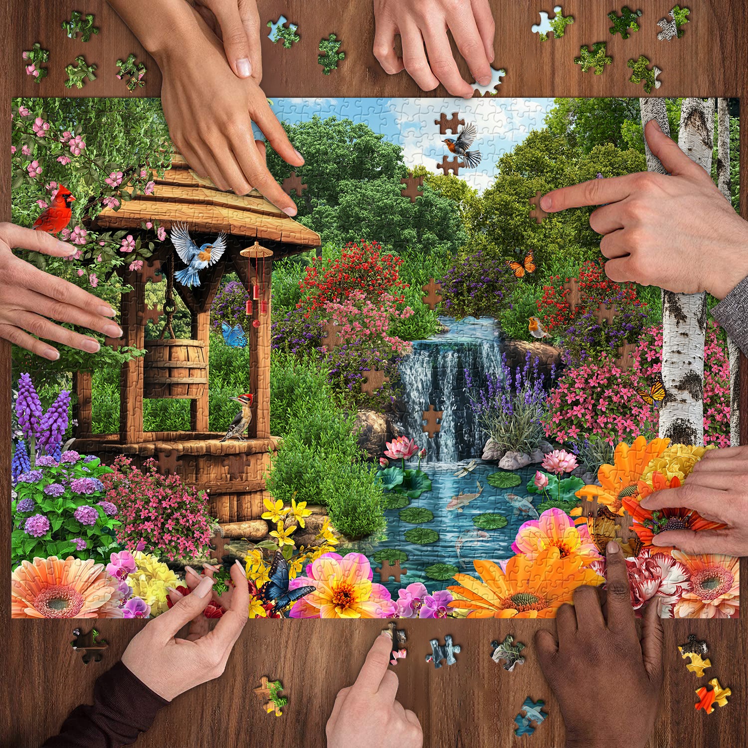 Pieci di puzzle da giardino segreto 1000 pezzi
