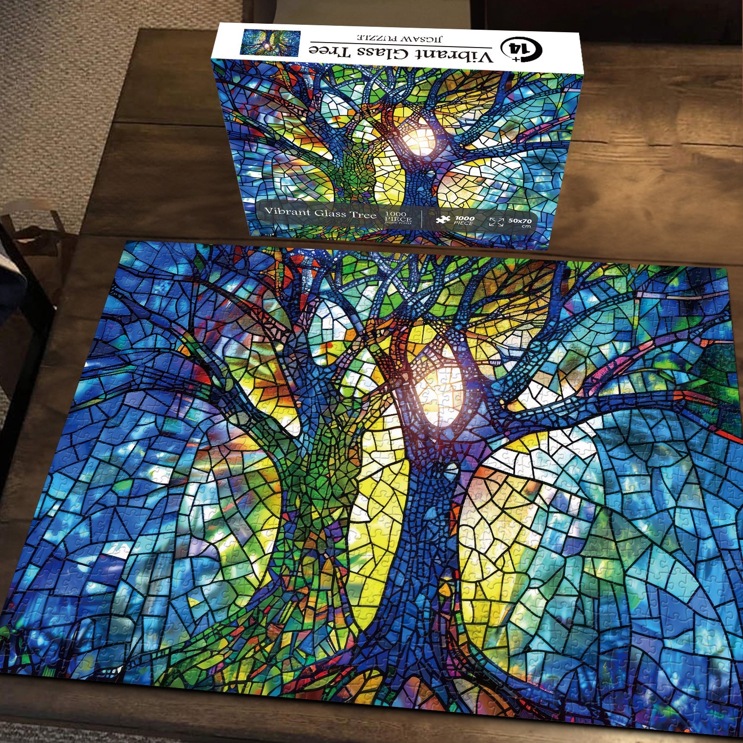 Verre vibrante Puzzle de puzzle 1000 pièces