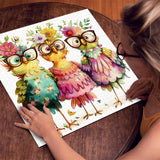 Puzzle de puzzle mignon de poulet 1000 pièces