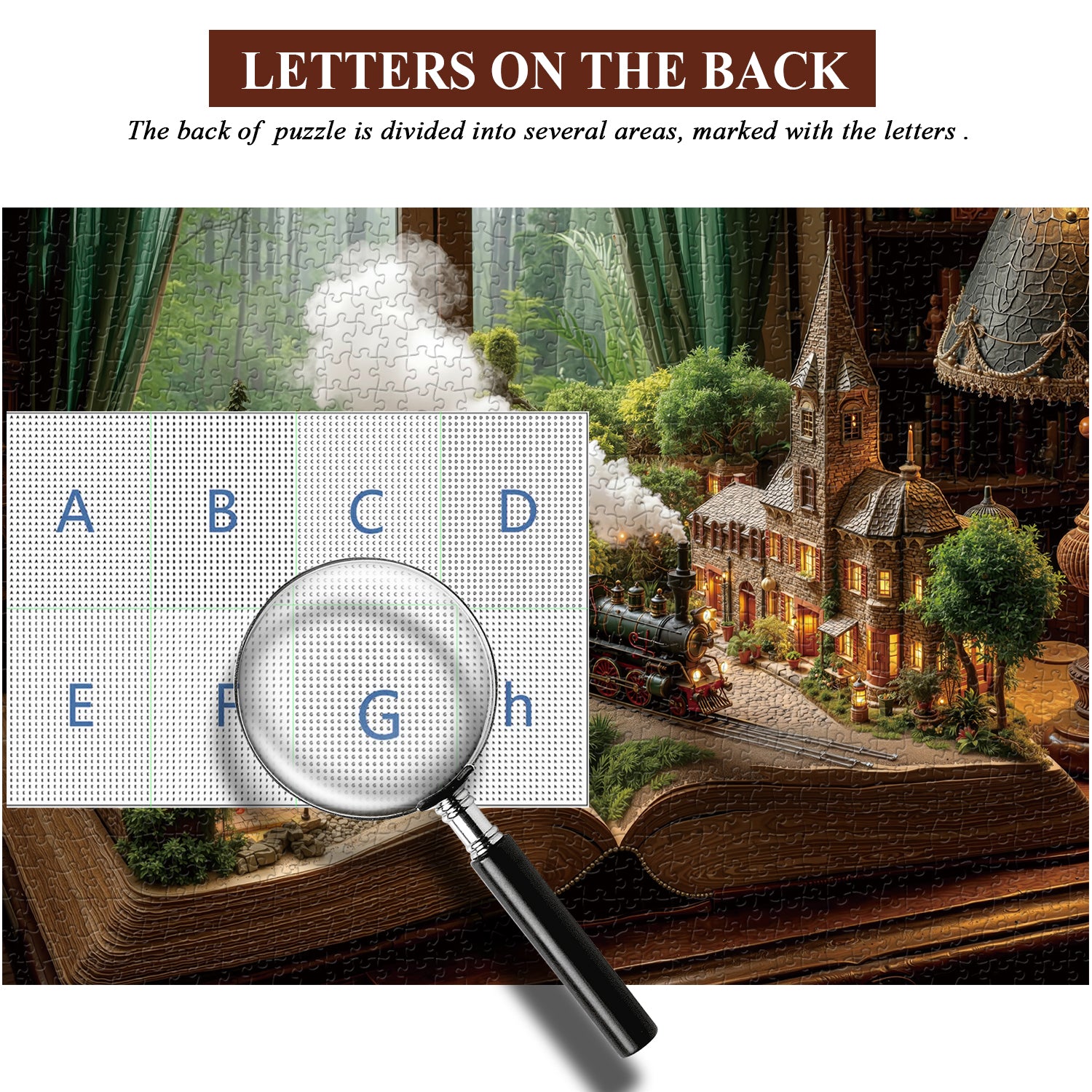 Attraverso le pagine puzzle puzzle 1000 pezzi