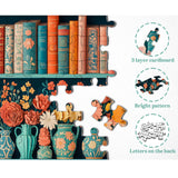 Puzzle puzzle per scaffali di carta floreale 1000 pezzi