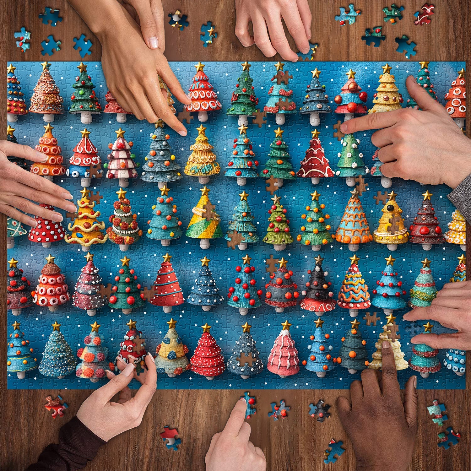 Candy Christmas Tree Jigsaw Puzzle 1000 piezas