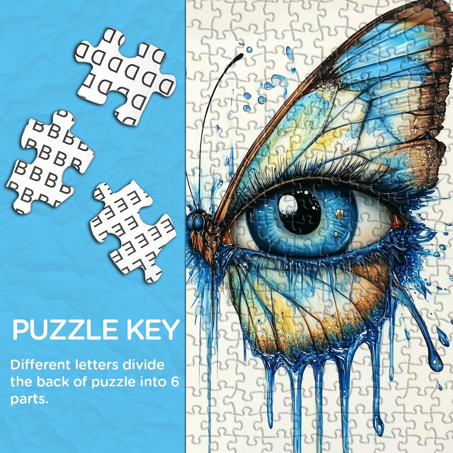 Buttfly Vision puzzle puzzle 1000 pezzi