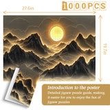 Golden Mountains Jigsaw Puzzle 1000 Pieces