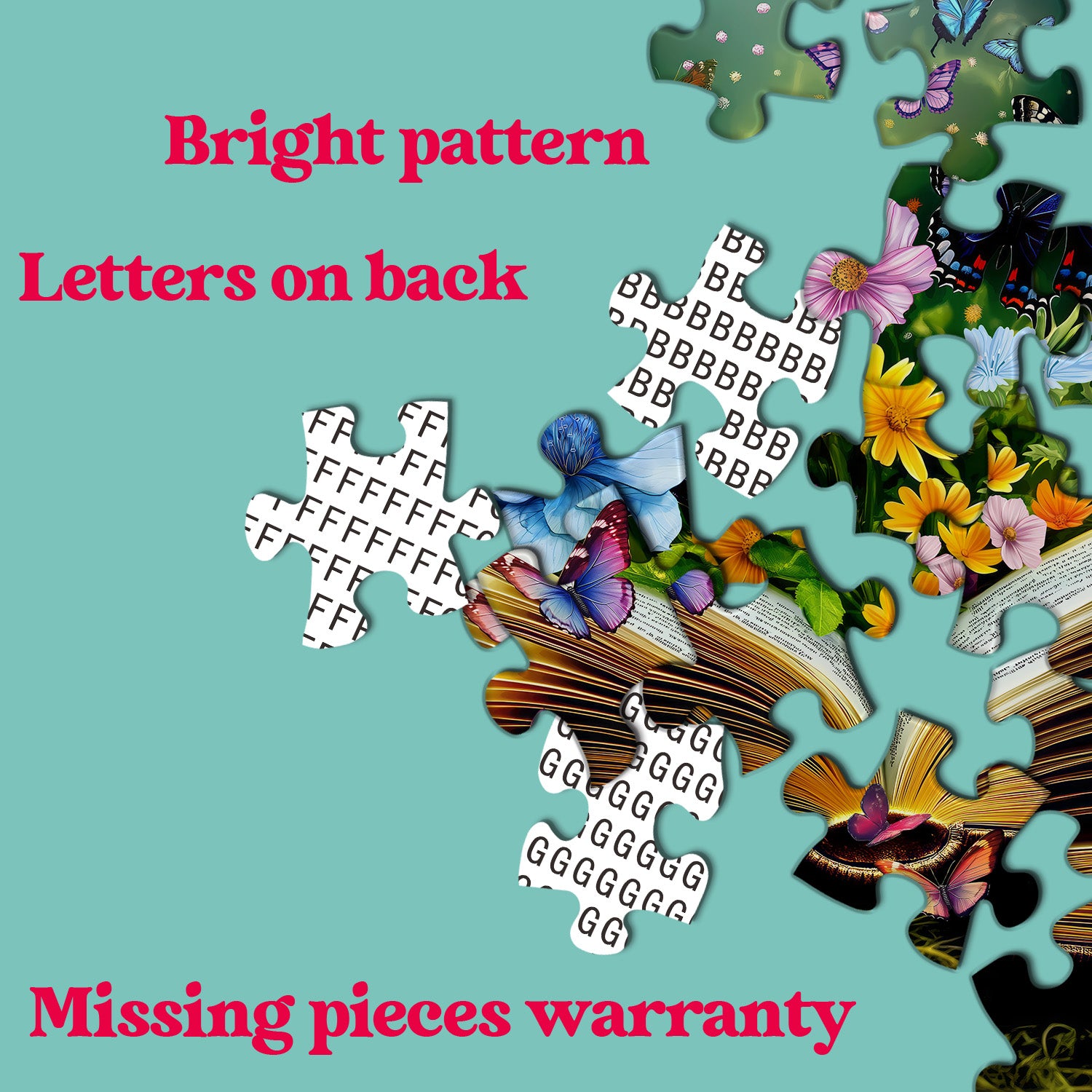 Flower Dream Book Jigsaw Puzzle 1000 Pieces