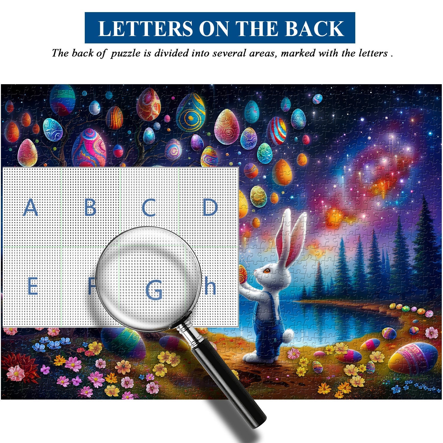 Uovo coniglietto delizioso puzzle puzzle 1000 pezzi