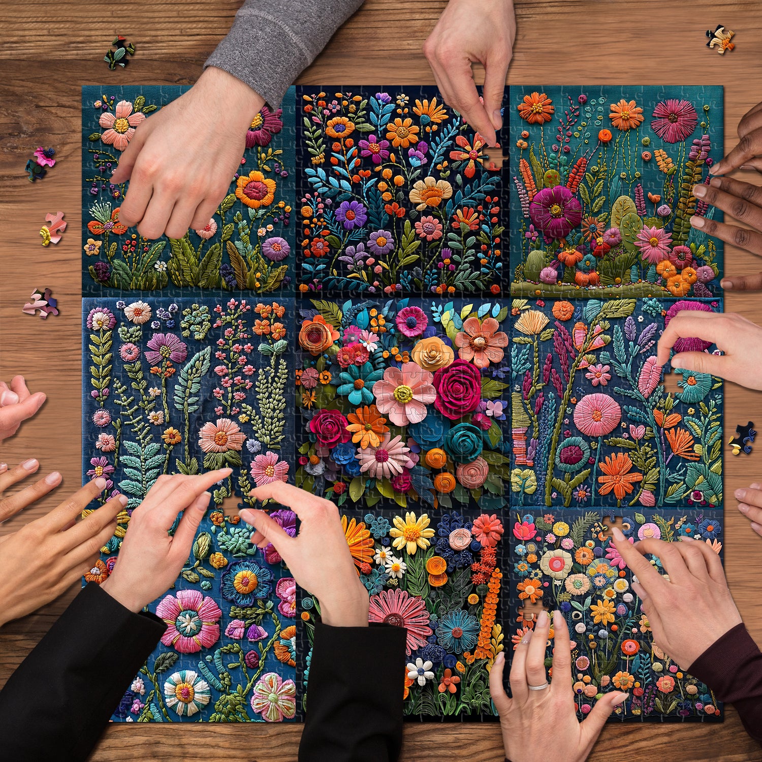 Collezione da ricamo puzzle 1000 pezzi