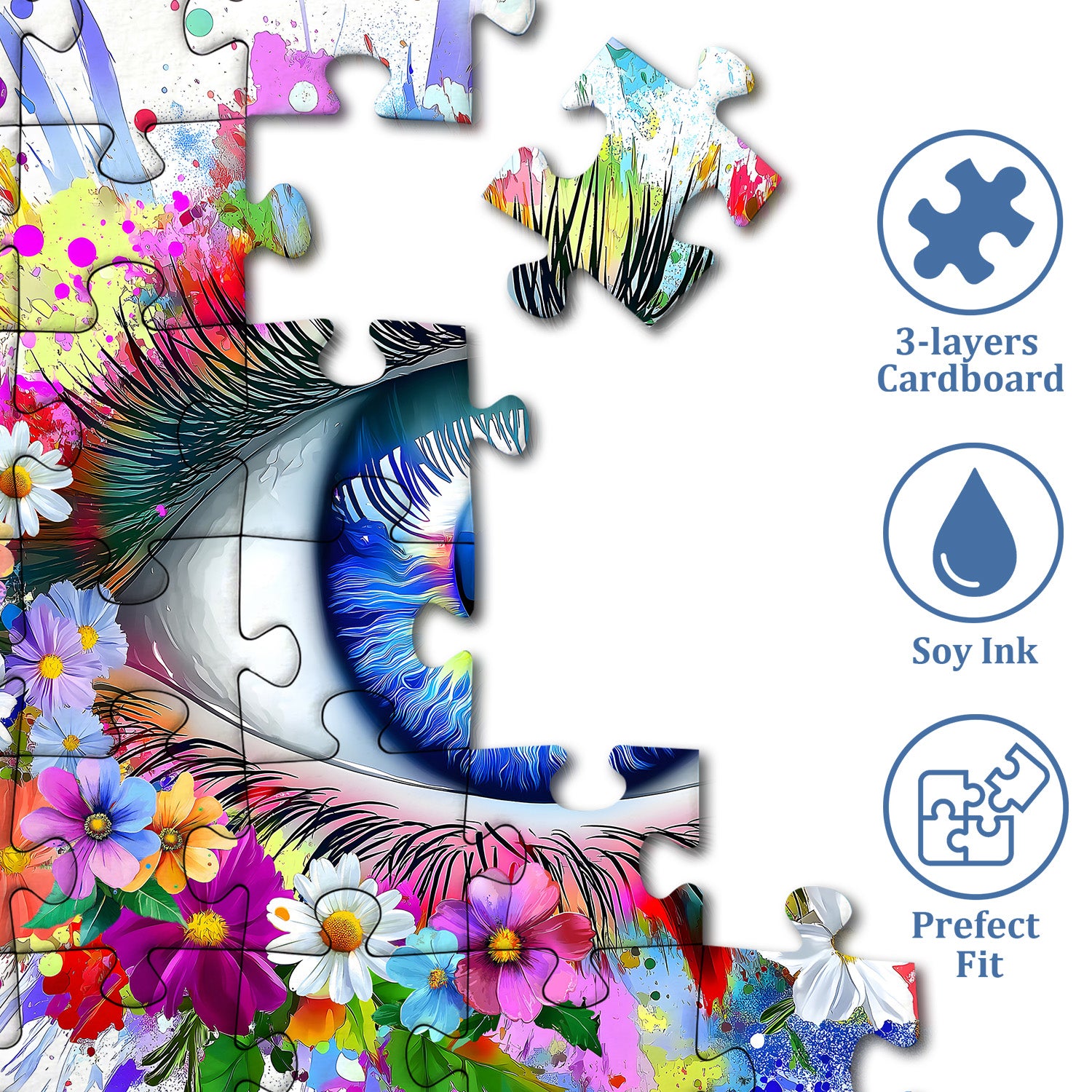 Wunderschöne Augen Puzzle 1000 Stücke