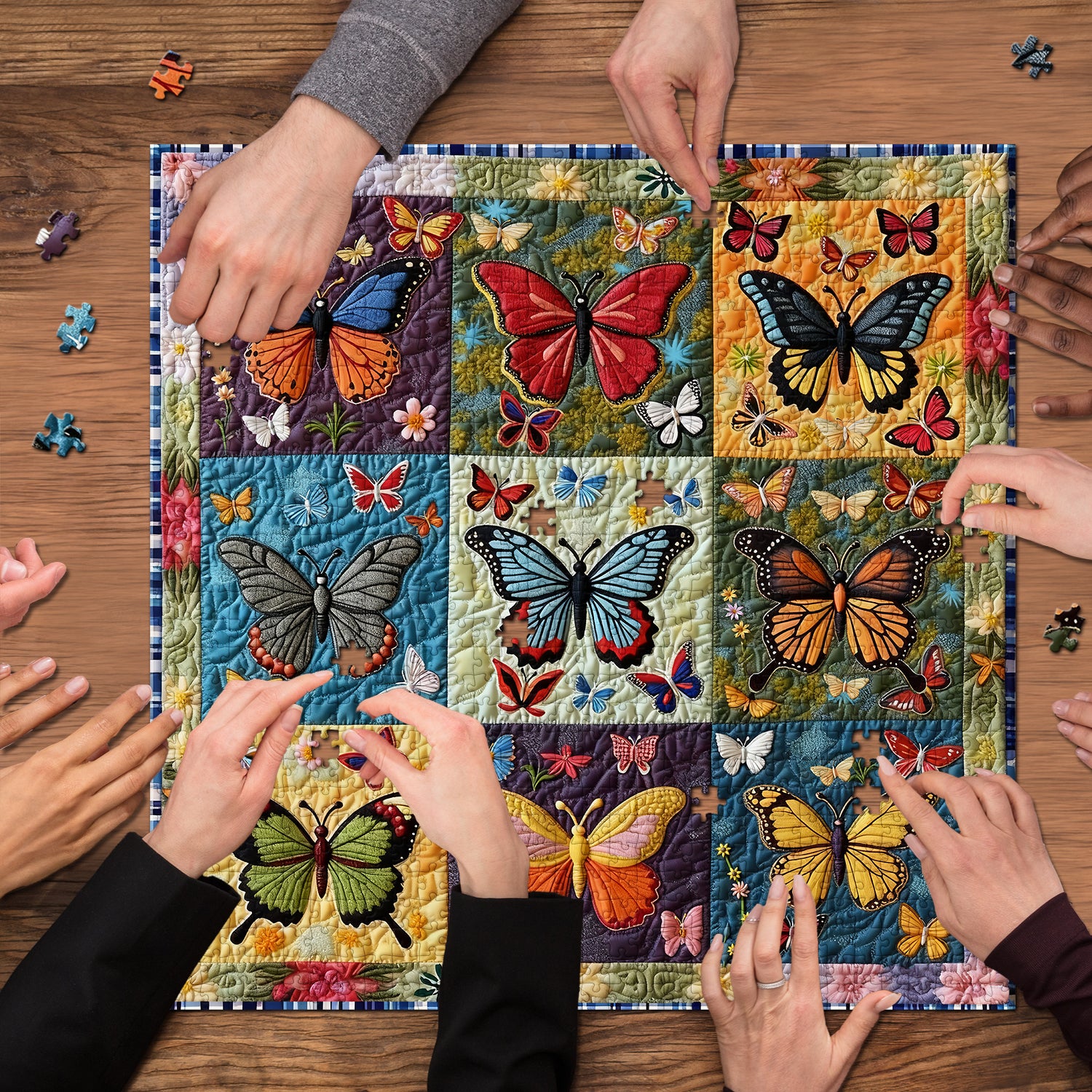 Butterfly Symphony Jigsaw Puzzle 1000 Pieces
