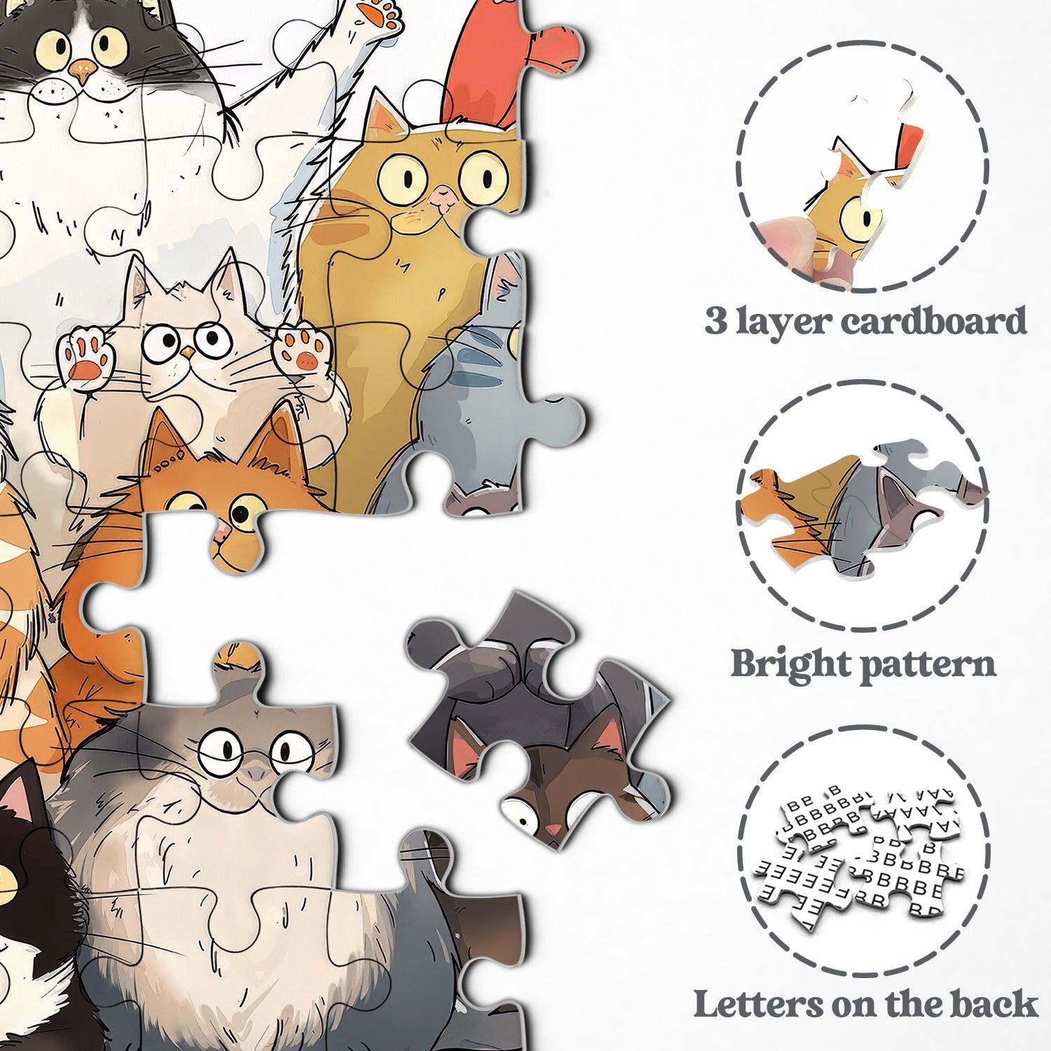 Meow Paradise Jigsaw Puzzles 1000 Pieces