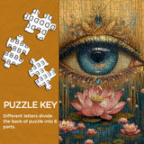 Mystic Lotus Eye Jigsaw Puzzle 1000 pezzi