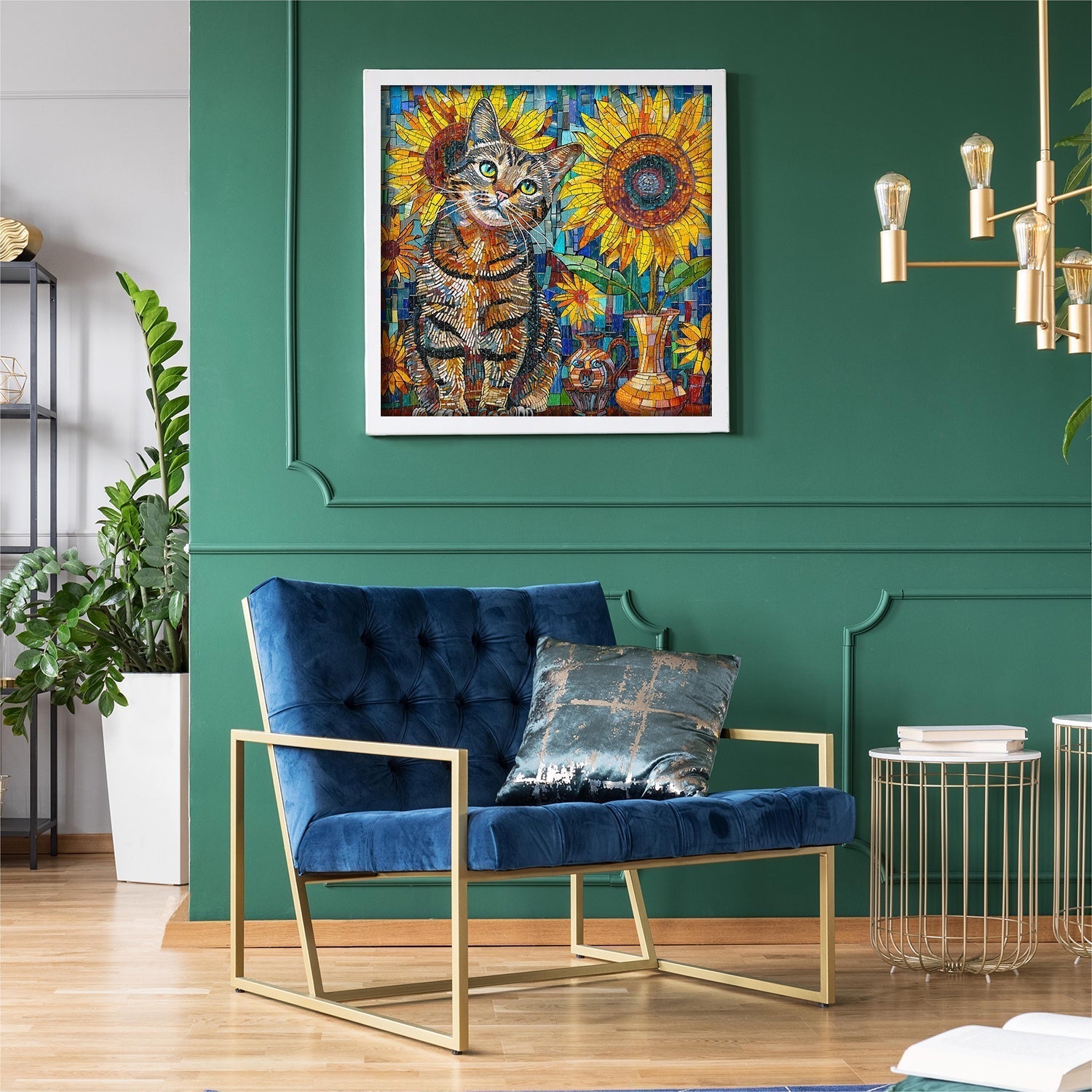 Cat de tournesol puzzle 1000 pièces 1000 pièces