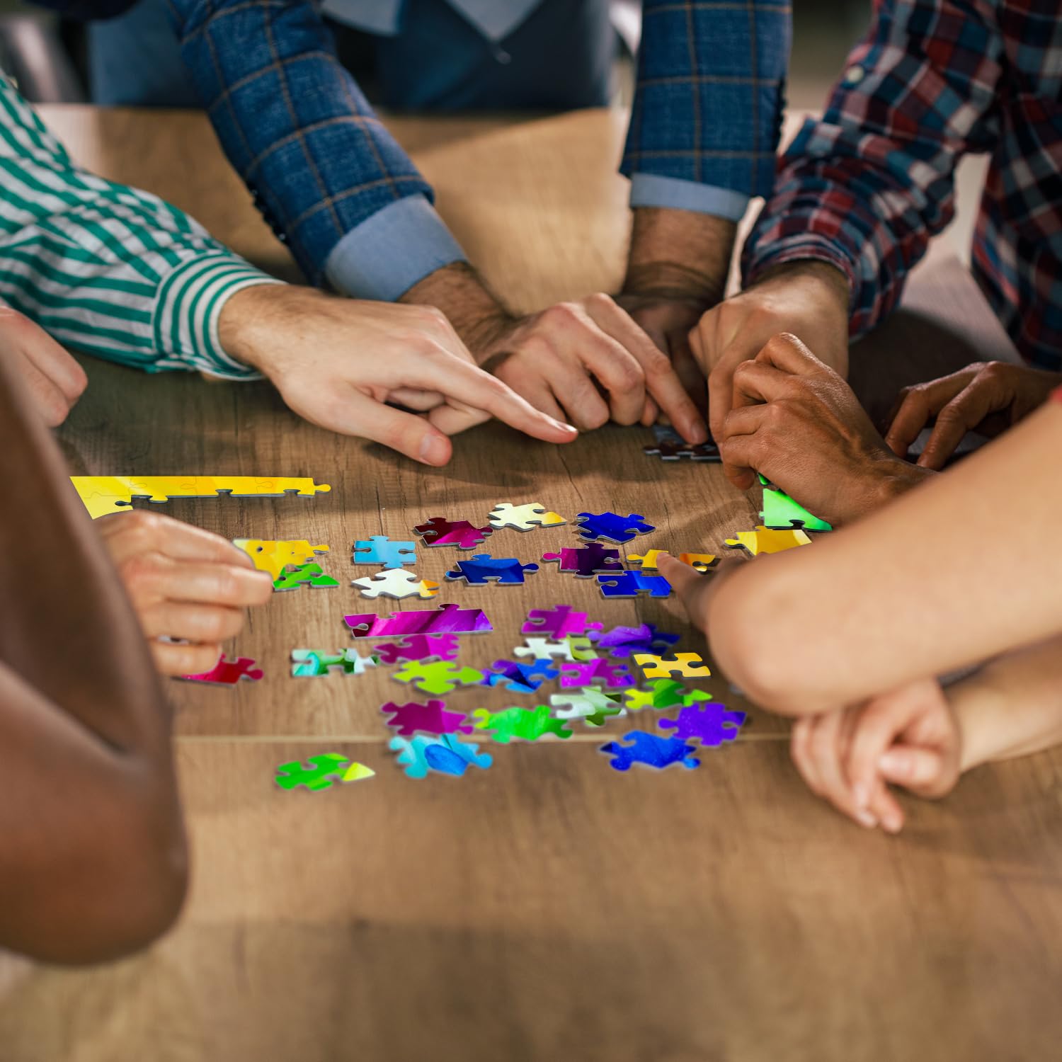 Farbblumen -Puzzle 1000 Stücke