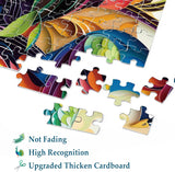 Puzzle colpi di piumaggio colorato 1000 pezzi