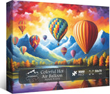 Puzzle de puzzle coloré de la montgolfière 1000 pièces