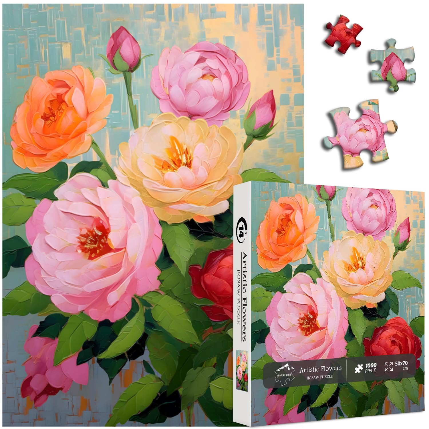 Fiori artistici puzzle puzzle 1000 pezzi