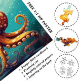 Tintenfisch -Puzzle 1000 Stücke
