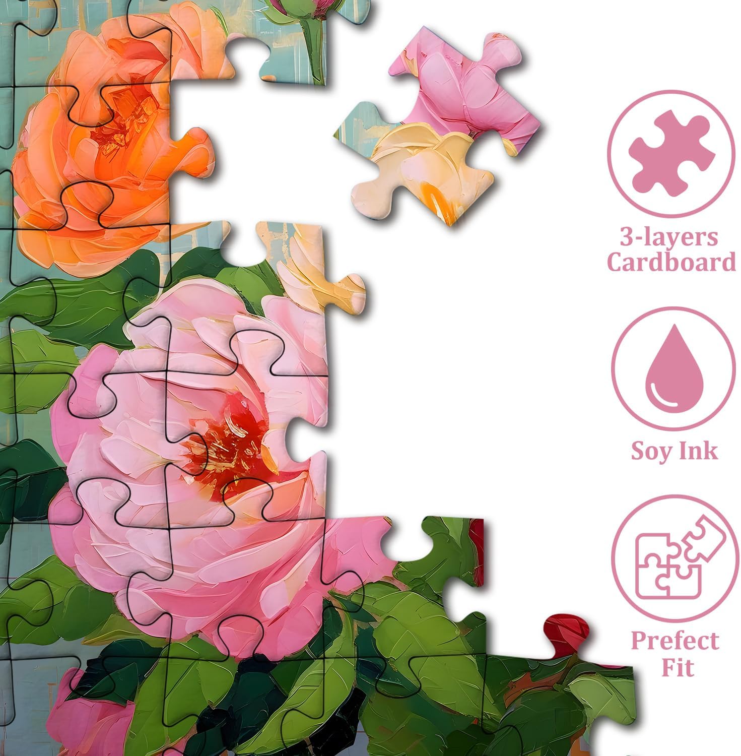 Fiori artistici puzzle puzzle 1000 pezzi