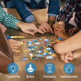 Puzzle de puzzle coloré de la montgolfière 1000 pièces