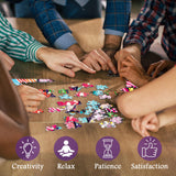 Pieci di puzzle ciambelle colorate 1000 pezzi