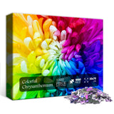 Farbblumen -Puzzle 1000 Stücke