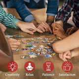 Happy Christmas Street Jigsaw Enigini 1000 pezzi