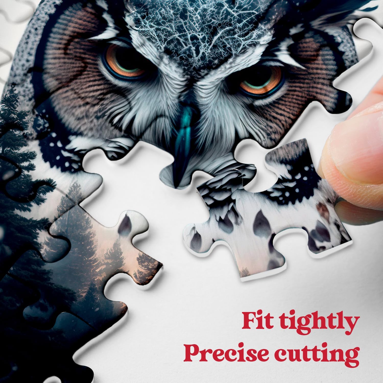 Puzzle puzzle con gufo della giungla 1000 pezzi