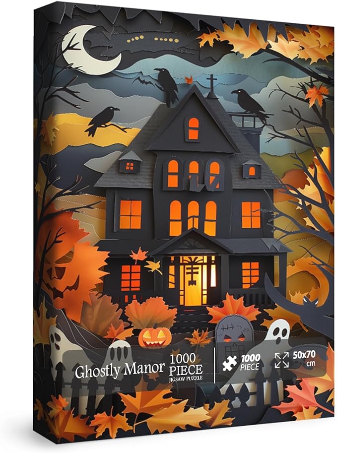Ghostly Manor Jigsaw Puzzle 1000 pièces