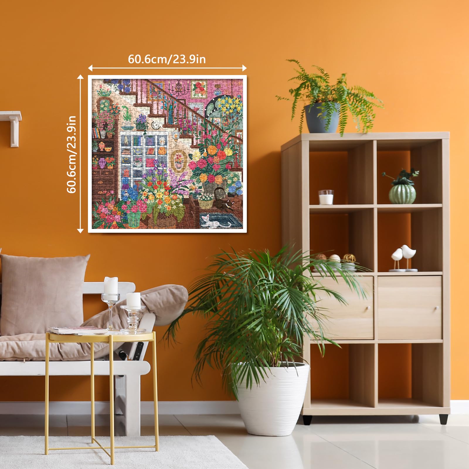 Regenbogen Sukkulente Puzzle 1000 Stücke
