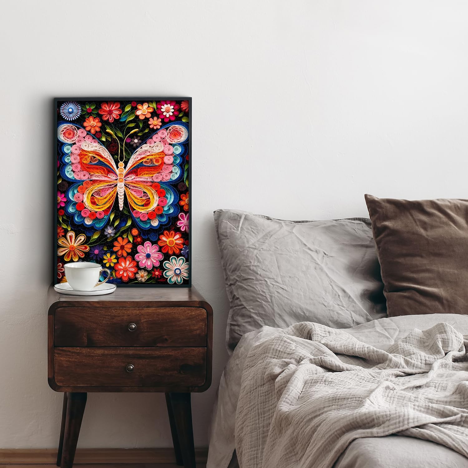 Puzzle à papillons floraux 1000 pièces