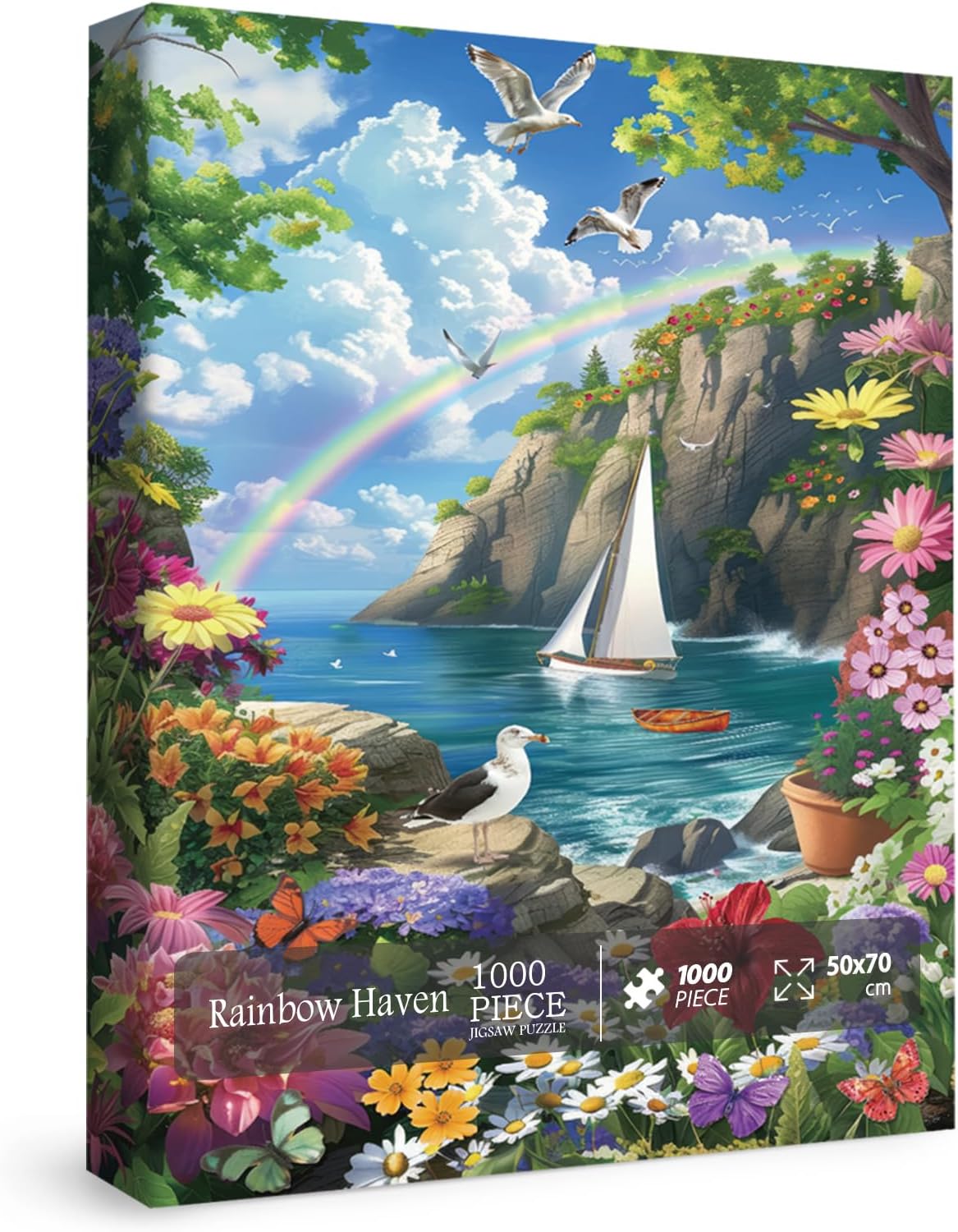 Rainbow Haven puzzle puzzle 1000 pezzi