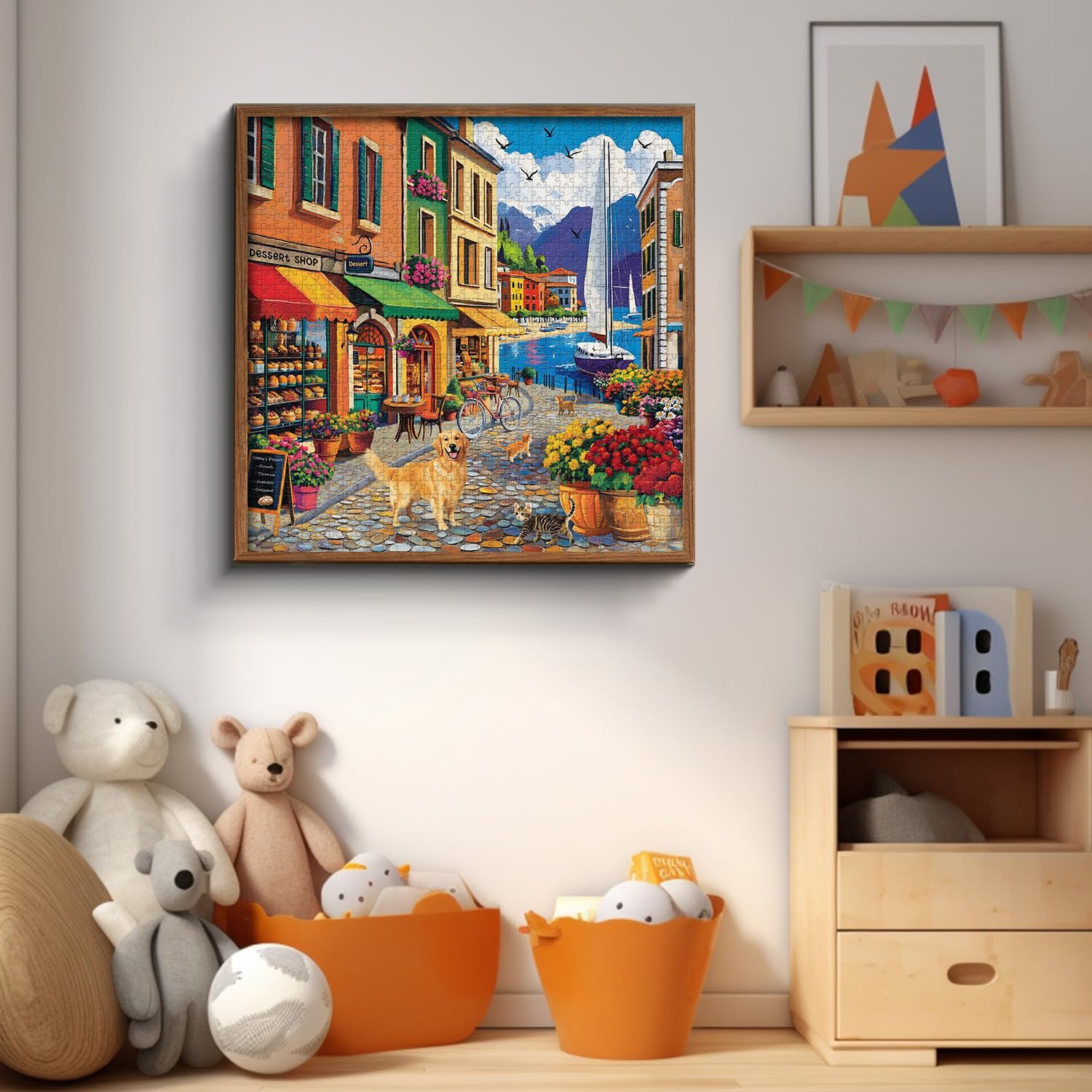Puzzle cittadino da mare 1000 pezzi
