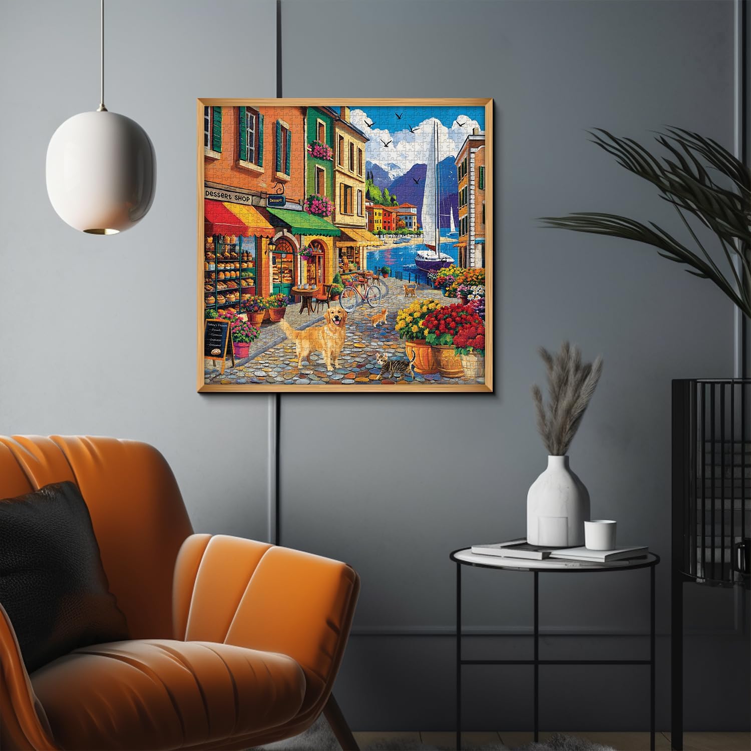 Puzzle cittadino da mare 1000 pezzi