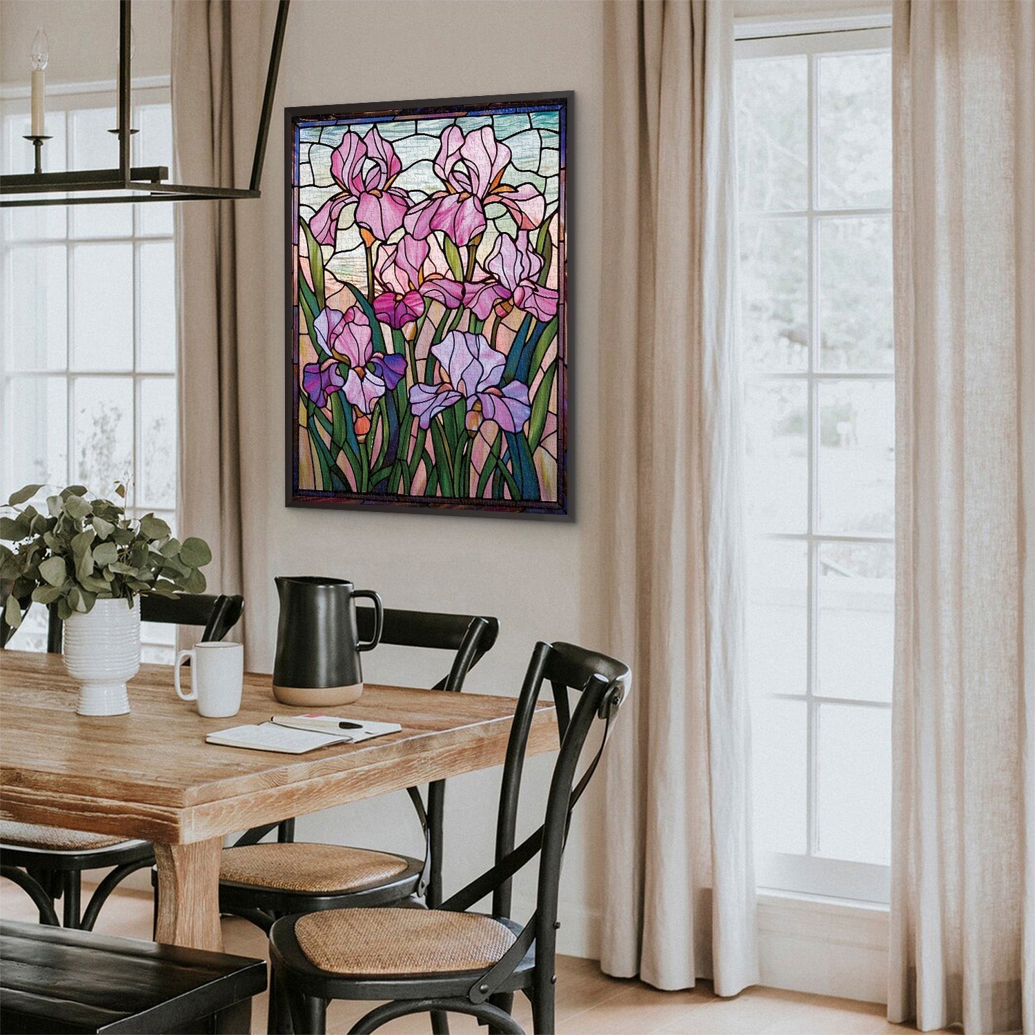 Tache-verre Iris Puzzle 1000 pièces
