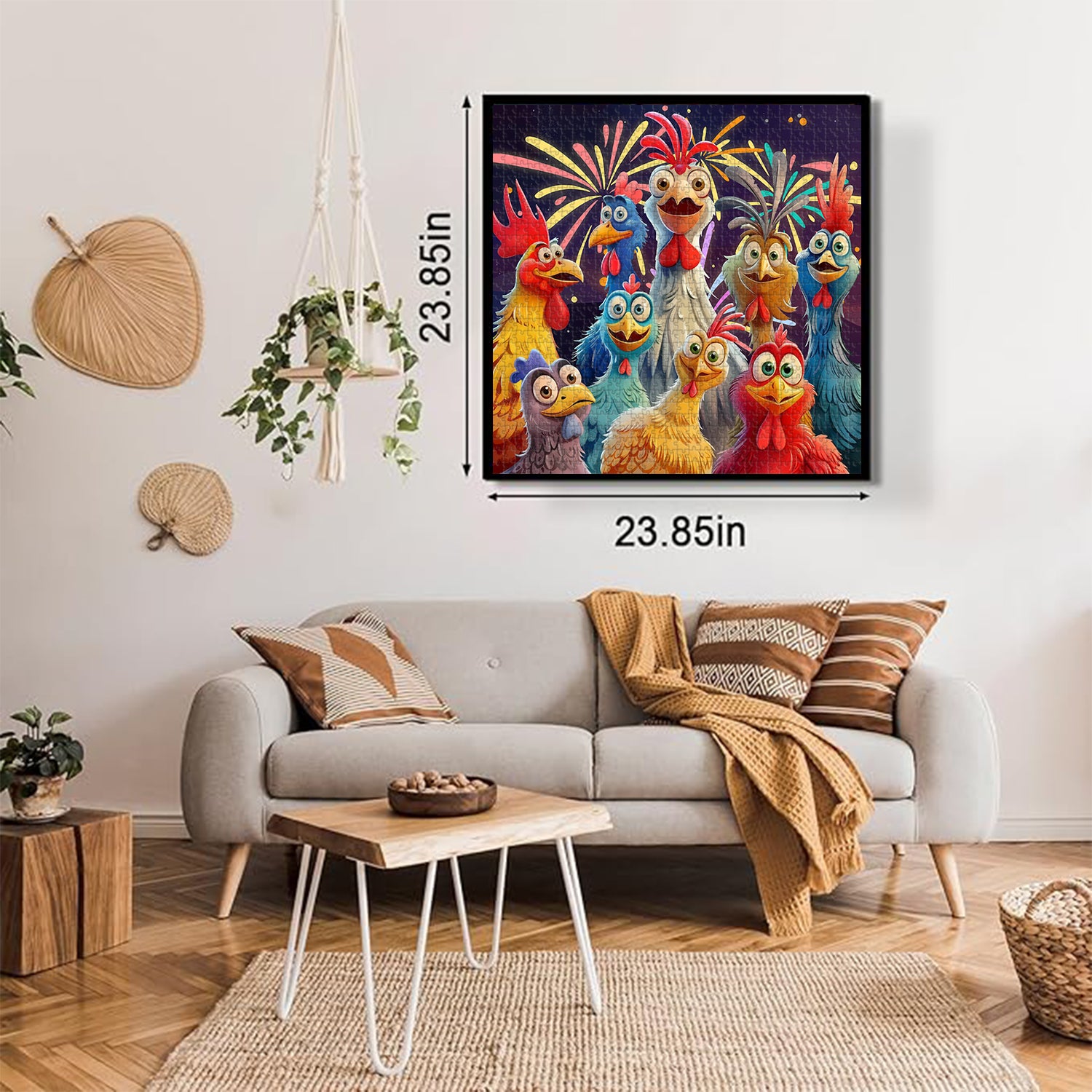 Happy Chicken Jigsaw Puzzle 1000 piezas