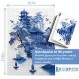 Puzzle Sérénité bleue 1000 pièces